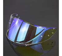 Motorcycle Helmet Visor Lens, Helmet Shields, Helmet Visor Fits Sh-OEI X14 Z7 Z-7 CWR-1 RF-1200 X-Spirit Motorcycle Helmet Replacement Motocross Face Shield Lens(Gold)(Light Revo Blue)