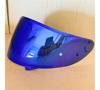 Motorcycle Helmet Visor Lens, Helmet Shields, Helmet Visor Fits Sh-OEI X14 Z7 Z-7 CWR-1 RF-1200 X-Spirit Motorcycle Helmet Replacement Motocross Face Shield Lens(Gold)(Deep Revo Blue)