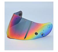 Motorcycle Helmet Visor Lens, Helmet Visor for HJC CL16 CL17 CLST CLSP CSR1 CSR2 CS15 TR1 FG15 HS11 FS15 Ca-SCO Moto Visor Lens Windshield(Red)(Rose Blue)