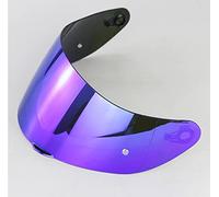 Motorcycle Helmet Visor Lens, Helmet Visor Lens, Helmet Lens Visor Shield Motorcycle Wind Shield Helmet Lens Visor Shield Full Face Fit Replacement Compatible with A-G-V K1 K3 SV K5 K5-S(Azul)(Azul)