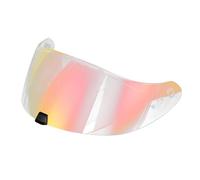 Motorcycle Helmet Visor Lens, Motorcycle Helmet Face Shield Visor Windshield for Scorpion EXO-R420 R420 Anti-Fog Pinlock Ready Tinted Replacement(Revo Clear Red)