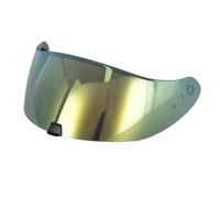 Motorcycle Helmet Visor Lens, Motorcycle Helmet Face Shield Visor Windshield for Scorpion EXO-R420 R420 Anti-Fog Pinlock Ready Tinted Replacement(Gold)