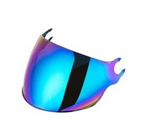 Motorcycle Helmet Visor Lens, Original LS2 OF562 Open Face Motorcycle Helmet Visor Replace Sunglasses Extra Lens for Ls2 Airflow Helmet(Clear)(Rainbow)