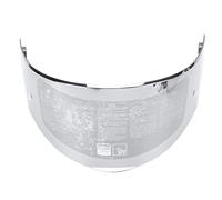 Motorcycle Helmet Visor Lens Wearproof Sun Protection Clear Vision Helmet Visor for FF320 328 353 800 Motorcycle Helmet PC Material Universal Fit Retro Style (Silver)