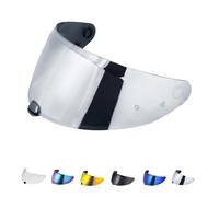 Motorcycle Helmet Visor Lens Windshield Replacement for Hjc i70 i10 HJ-31 (Chrome Silver)