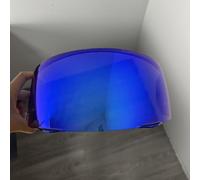 Motorcycle Helmet Visor Lens, YOURNAME Shield for HJC HJ33,i90,i91 face shield uv-protected Visera Casco Moto Visera Casco Moto (Silver-For Day)(Deep Blue-for Day)