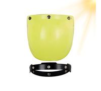 Motorcycle Helmet Visor - Open Face Lens for Rainy Weather | Wind Shield Lens Motorcycle Rain | Open Face Lenss for Rainy Weather Night Long Distance Touring Sunny Day Protection Highway Riding