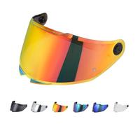 Motorcycle Helmet Visor Sheild for MT 28B/Thunder 4,Motorcycle Wind Shield Helmet Lens for Airflow,Full Face Motorcycle Helmet Visor Replacement (Red)