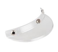 Motorcycle Helmet Visor Shield - Retro Vintage Style Three Clip Brim | Universal Sun Shade Protector With Uses For Motocross, Half Face Helmets, 3/4 Open Face Helmets & Biker Safety