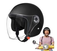 Motorcycle Helmets | Cute Four Seasons Half-helmets,Retro Comfortable Ventilation Racing Moped Sunscreen Helmets For Men Women