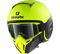 Motorcycle helmets Shark STREET DRAK NEON SERIE MAT YKK, Jaune, XS
