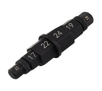 Motorcycle Hex Axle Tool - Universal Precision Portable 12-24mm Hex Socket for Bearing Nut Tire Wheel Fork Rear Repair Shop