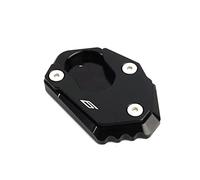 Motorcycle High Quality Kickstand Foot Side Stand Extension Pad Support Plate For Kawasaki For Ninja ZX-6R 636 2017-2020 street bikes(Black)
