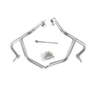 Motorcycle Highway Bumper For Benelli For TRK702 For TRK702X 2022 2023 Engine Guard Crash Bar Stunt Cage Protector Bar Slider Protector(Silver)