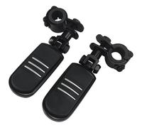 Motorcycle Highway Clamp Foot Pegs Footrest Pedal 1-1/4" Bars Footpegs Mount Accessory Compatible With Harley Road King Electra Street Glide(Style A)