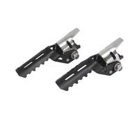Motorcycle Highway Front Foot Pegs Folding Footrests Clamps Rest Pedals Stainless Steel Universal Replacement for 22-25mm Tubes R1250GS R1200 GS ADV F800 Adventure S1000XR F750GS F850GS C400X