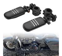 Motorcycle Highway Pegs, Crash Bar Highway Foot Pegs Footrest For Harley Touring Electra Street Glide Road King Sportster Kawasaki 1"(25mm), 1 1/4" (32mm), 1 1/3" (34mm) Engine Guard (Black 2)