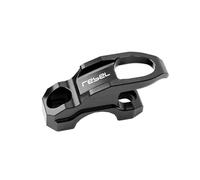 Motorcycle hook accessories For Ho@&nda Rebel 300 Rebel 500 Motorcycle Brake Master Cylinder Bracket Bag Clamp Holder Helmet HangerA(Black)
