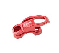 Motorcycle hook accessories For Ho@&nda Rebel 300 Rebel 500 Motorcycle Brake Master Cylinder Bracket Bag Clamp Holder Helmet HangerA(Red)