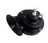 Motorcycle Horn 12V 48V 60V Motorcycle Waterproof Snail Horn Super Sound Monophonic Scooters Motorcycle Accessories Electric Moped Horn Black Motorbike Horn(48V)