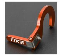 Motorcycle horn extender FOR TTR125 L LE LW 2000-2016 Horn Switch Button Shell Extension Bracket Parts(Orange-with logo)