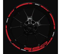 Motorcycle Hub Sticker Front And Rear Wheels Edge Outer Rim Reflective Stripe Wheel Decals For Kawasaki Z650 Wheel hub sticker(Color1)