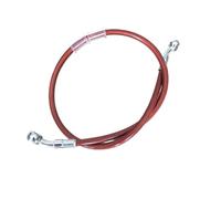 Motorcycle Hydraulic Brake Hose Line Cable | 400mm - 1000mm 10mm Banjo for Pipe Line Braided Oil Hose(500mm Red)