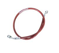 Motorcycle Hydraulic Brake Hose Line Cable | 400mm - 1000mm 10mm Banjo for Pipe Line Braided Oil Hose(800mm Grey)