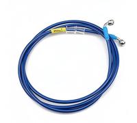 Motorcycle Hydraulic Brake Line Oil Hose Pipe (Blue) 400-2400mm for ATV Dirt Pit Bike Enduro Motocross Street Sport Bikes 28°-90° Fitting Brake Clutch Oil Hose Pipe