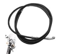 Motorcycle Hydraulic Cable - Rear Hose Line 80-220cm Rear | High Pressure Steel Braided Hydraulic Line Universal Fit For Mot