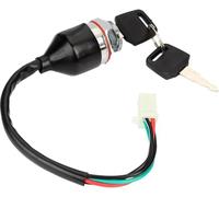 Motorcycle Ignition Barrel Keys Switch 4 Pin Block Connector For ATV Moto Pit Dirt Bike Buggy Wheel Key Lgnition Pads Brake