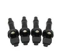 Motorcycle Ignition Coil 4piece 27301-2B010 27350-2B000 Ignition Coil With Extension Wire For Hyundai For Kia Motor 10-11 For Kia For Soul 1.6L(4pcs)