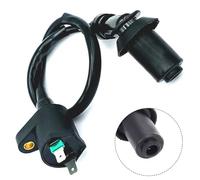 Motorcycle Ignition Coil for GY6 50cc 125cc 150cc 250cc, 12V High-Performance Black Ignition Cable Compatible with TRX300 Dirt for Bike Scooter Moped, 55cm Wire Length
