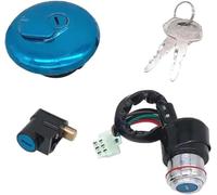 Motorcycle ignition coil For Suzuki GN125 GN 125 Motorbike Ignition Switch Fuel Gas Cap Cover Steering Lock Key Motorcycle Set