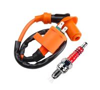 Motorcycle Ignition Coil Ignition Coil Electrode Spark Plug For GY6 For 50cc For 150cc For 125cc For 150cc For ATV For Moped Scooter For Go Kart