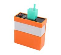 Motorcycle Ignition Coil Motorcycle DC 4 Pins Digital Adjustable 9 Ignition Curves Racing CDI Digital Unit For 125CC 150CC 200CC 250 300CC Dirt Kart ATV(Orange)