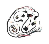 Motorcycle Ignition Coil Motorcycle Ignition Switch Set Dirt Bike For ATV For GY6 125CC 150CC Complete ATV Accessories CDI Wire Harness Assembly Wiring Fitting Switch Coil
