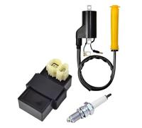 Motorcycle Ignition Coil Set For 400EX For TRX400EX 2x4 1999-2004 Igniter CDI Box And Ignition Coil Spark Plug 30500-HN1-003/30700-KCZ-000/30410-HN1-003
