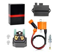 Motorcycle Ignition Coil Starter Relay And Ignition Coil Igniter CDI Spark Plug For Raptor 350 2004-2013 1D0-81940-02-00