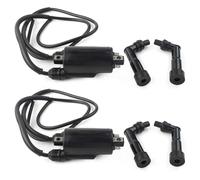 Motorcycle Ignition Coils Caps and Wire For Honda CB650 CB650C CB650SC GL1100 GL1200 For Kawasaki KZ550 ZX550 ZX900 etc.(2 Sets)
