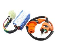 motorcycle Ignition Control Unit 6-pin CDI ignition coil kit for GY6 50cc-150cc Kart ATV for Scooter