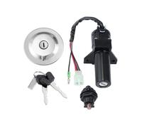 Motorcycle Ignition For YBR125 For YBR 125 2002-2014 Motorcycle Ignition Switch Kit Fuel Gas Cap Tank Cover With 2 Keys