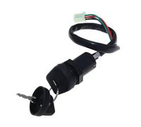 Motorcycle Ignition Key 1pc 4Pin Ignition Lock Key Switch 29cm for Dirt Bike for ATV for Buggy for Quad for Monkey Bike Ignition Keys Start Switch Lock Key