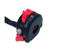 Motorcycle Ignition Key Lock 7/8'' 22mm Handlebar Motorcycle Switches Motorbike Headlight Flashing Warning Light Start Kill Bar Controller Switch Button