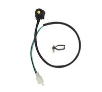 Motorcycle Ignition Key Lock Universal Motorcycle Start And Kill Switch Dual Sport Button Horn Starter Electrical(Yellow)