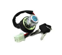 Motorcycle Ignition Lock For Meerkat For Kazuma 50cc 70cc 90cc 110cc 125cc ATV Quad 4 Wheeler 6 Wire Pin On Lock Off Ignition Key Switch + 2 Keys Lgnition