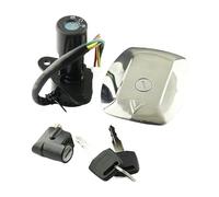 Motorcycle Ignition Lock for Suzuki for GS125 4 Lines 1982-2000 Starter Switch Motorcycle Fuel Tank Cap Lock Ignition Kit Set