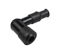 Motorcycle Ignition Plug Cap - Black Elbow Design Connector, High Voltage Resistance Build, Heat Resistant Material Construction, Secure Fit Anti Slip Grip Structure, Reliable Engine Sta