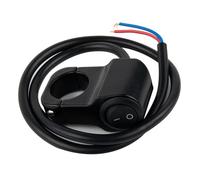 Motorcycle Ignition Starter Button 22mm Motorcycle Second Gear Switches Motorcycle Handlebar Headlight ON/OFF Aluminum Alloy 2-Wire Waterproof Switchs Motorbike Parts