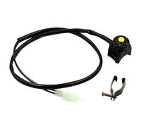 Motorcycle Ignition Starter Button 7/8'' 22mm Universal Motorcycle Kill Switch Push Button Horn Starter For Dirt Bike ATV UTV Dual Sport Motorbike Accessories Parts